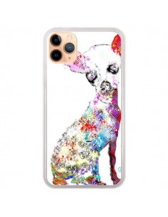 Coque iPhone 11 Pro Max Chien Chihuahua Graffiti -...