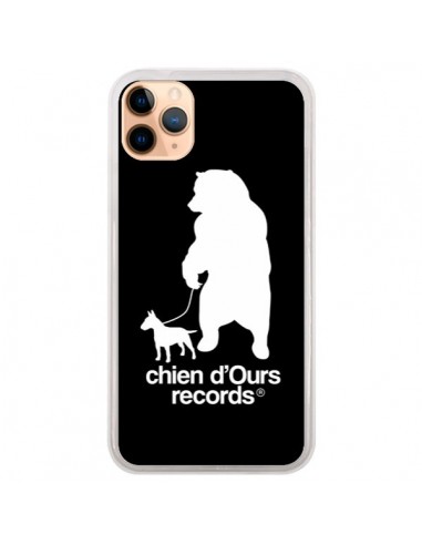 Coque iPhone 11 Pro Max Chien d'Ours Records Musique - Bertrand Carriere