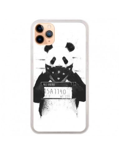 Coque iPhone 11 Pro Max Bad Panda Prison - Balazs Solti