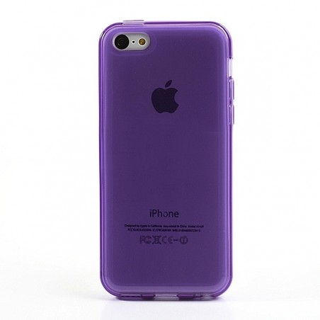 Coque Tranparente de Couleurs en Silicone pour iPhone 5C Coque Tranparente de Couleurs en Silicone pour iPhone 5C