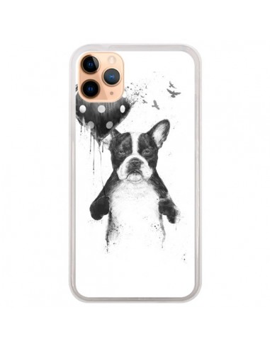 Coque iPhone 11 Pro Max Lover Bulldog Chien Dog My Heart Goes Boom - Balazs Solti