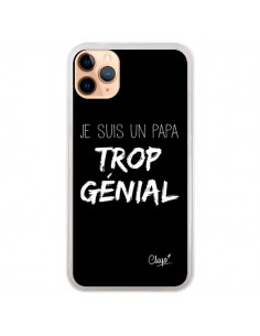 Coque iPhone 11 Pro Max Je suis un Papa trop Génial Noir...