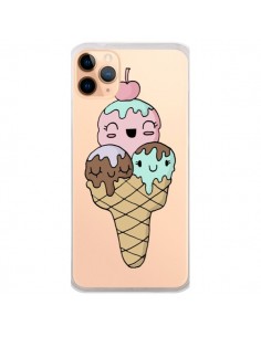 Coque iPhone 11 Pro Max Ice Cream Glace Summer Ete Cerise...