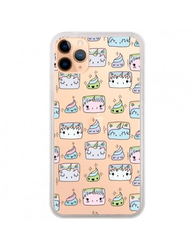 Coque iPhone 11 Pro Max Licorne Unicorn Cute Swag Transparente - Claudia Ramos