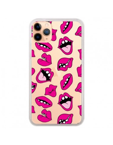 Coque iPhone 11 Pro Max Lèvres Lips Bouche Kiss Transparente - Claudia Ramos