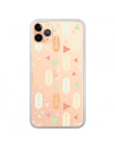 Coque iPhone 11 Pro Max Arrow Fleche Azteque Transparente - Claudia Ramos