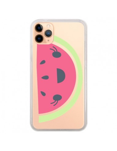 Coque iPhone 11 Pro Max Pasteque Watermelon Fruit Transparente - Claudia Ramos