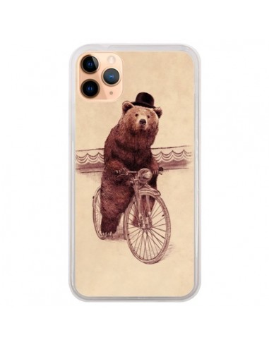 Coque iPhone 11 Pro Max Ours Velo Barnabus Bear - Eric Fan