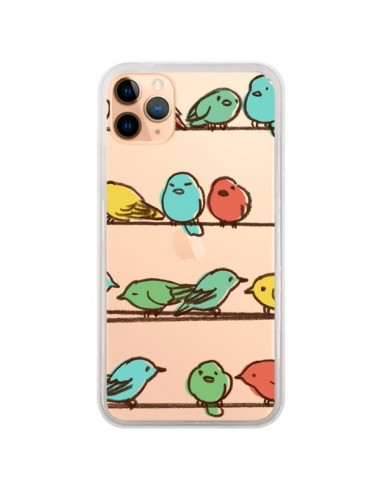 Coque iPhone 11 Pro Max Oiseaux Birds Transparente - Eric Fan