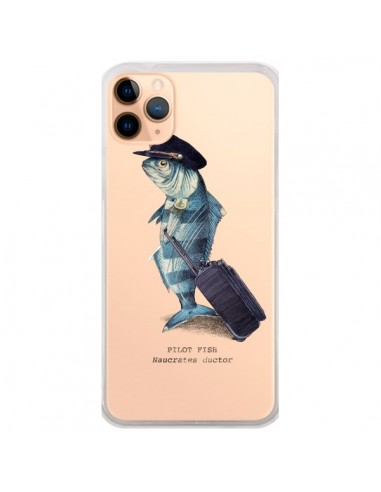 Coque iPhone 11 Pro Max Pilot Fish Poisson Pilote Transparente - Eric Fan