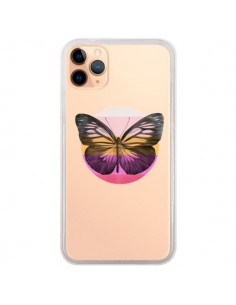 Coque iPhone 11 Pro Max Papillon Butterfly Transparente -...