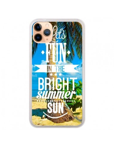 Coque iPhone 11 Pro Max Fun Summer Sun Été - Eleaxart