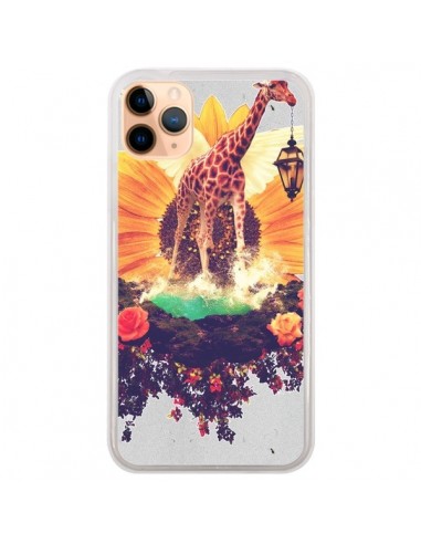 Coque iPhone 11 Pro Max Girafflower Girafe - Eleaxart