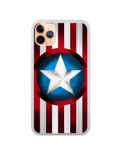 Coque iPhone 11 Pro Max Captain America Great Defender -...