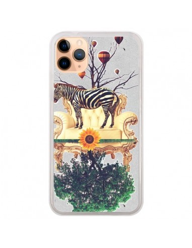 Coque iPhone 11 Pro Max Zebre The World - Eleaxart