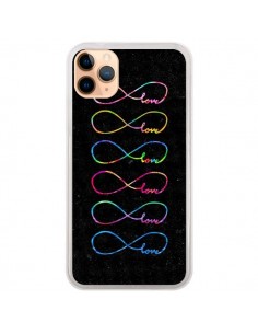 Coque iPhone 11 Pro Max Love Forever Infini Noir - Eleaxart