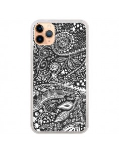 Coque iPhone 11 Pro Max Azteque Noir et Blanc - Eleaxart