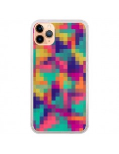 Coque iPhone 11 Pro Max Exotic Mosaic Pixels Azteque -...