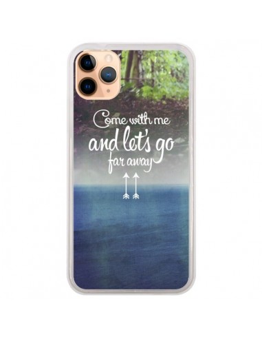 Coque iPhone 11 Pro Max Let's Go Far Away Forest Foret - Eleaxart