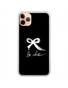 Coque iPhone 11 Pro Max Be Chic Noeud Papillon Blanc -...