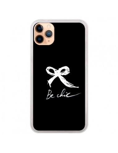 Coque iPhone 11 Pro Max Be Chic Noeud Papillon Blanc -  Léa Clément