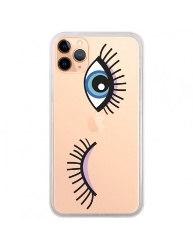 Coque iPhone 11 Pro Max Eyes Oeil Yeux Bleus Transparente -  Léa Clément
