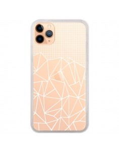 Coque iPhone 11 Pro Max Lignes Grilles Grid Abstract...