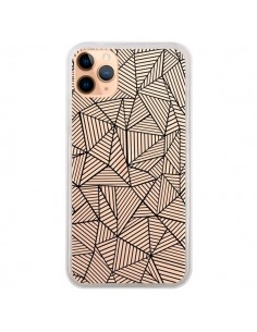 Coque iPhone 11 Pro Max Lignes Grilles Triangles Full...