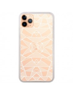 Coque iPhone 11 Pro Max Lignes Miroir Grilles Triangles...