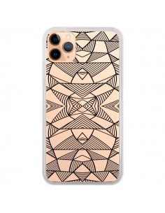 Coque iPhone 11 Pro Max Lignes Miroir Grilles Triangles...
