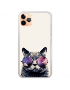Coque iPhone 11 Pro Max Chat à lunettes - Gusto NYC