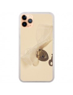 Coque iPhone 11 Pro Max Key to my heart Clef Amour -...