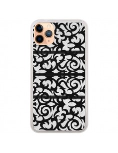 Coque iPhone 11 Pro Max Abstrait Noir et Blanc - Irene...