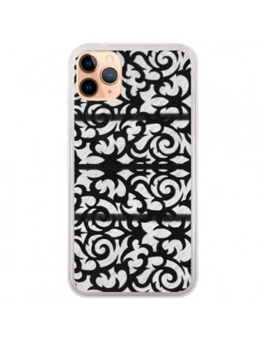 Coque iPhone 11 Pro Max Abstrait Noir et Blanc - Irene Sneddon