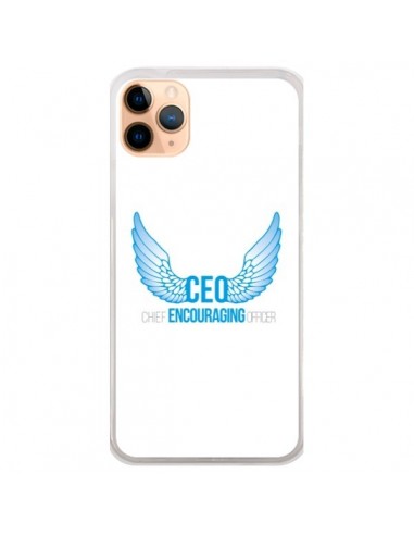 Coque iPhone 11 Pro Max CEO Chief Encouraging Officer Bleu - Shop Gasoline