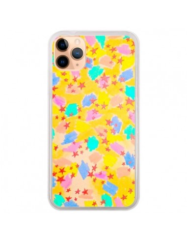 Coque iPhone 11 Pro Max Stars Etoiles Jaunes - Ebi Emporium