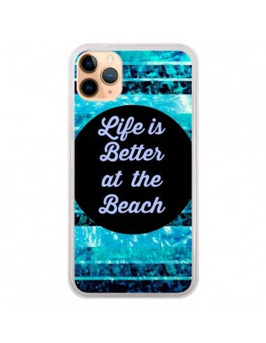 Coque iPhone 11 Pro Max Life is Better at The Beach - Ebi Emporium