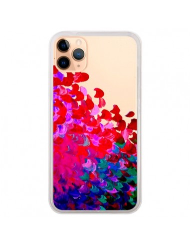 Coque iPhone 11 Pro Max Creation in Color Pink Rose Transparente - Ebi Emporium