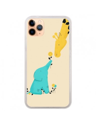 Coque iPhone 11 Pro Max Elephant Bebe Girafe - Jay Fleck