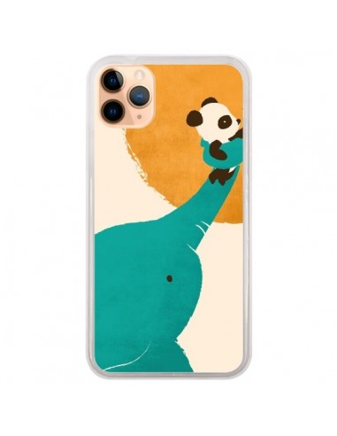 Coque iPhone 11 Pro Max Elephant Help Panda - Jay Fleck