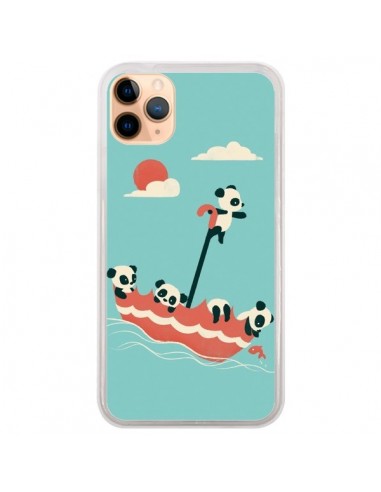 Coque iPhone 11 Pro Max Parapluie Flottant Panda - Jay Fleck