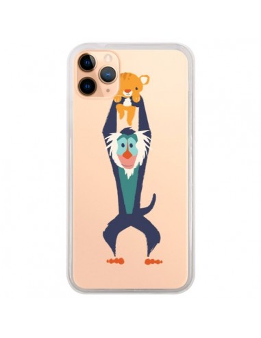 Coque iPhone 11 Pro Max Futur Roi Lion King Rafiki Transparente - Jay Fleck