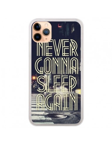 Coque iPhone 11 Pro Max Never Gonna Sleep New York City - Javier Martinez