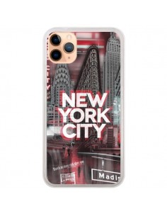 Coque iPhone 11 Pro Max New York City Rouge - Javier...