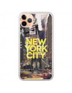 Coque iPhone 11 Pro Max New York City Jaune - Javier...