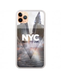 Coque iPhone 11 Pro Max I Love New York City Gris -...