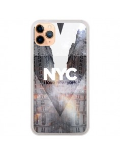 Coque iPhone 11 Pro Max I Love New York City Orange -...