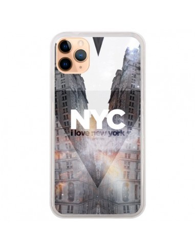 Coque iPhone 11 Pro Max I Love New York City Orange - Javier Martinez