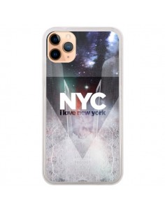 Coque iPhone 11 Pro Max I Love New York City Bleu -...