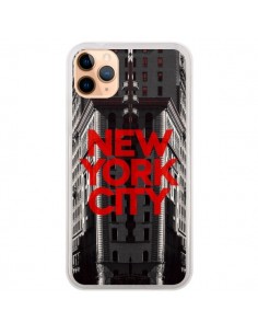 Coque iPhone 11 Pro Max New York City Rouge - Javier...